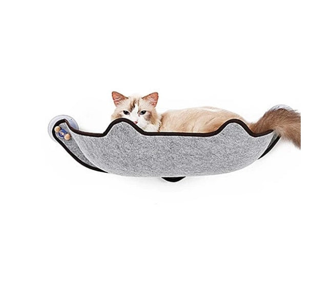 Space-Saving Cat Window Hammock for Relaxing Views