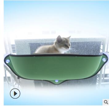 Space-Saving Cat Window Hammock for Relaxing Views