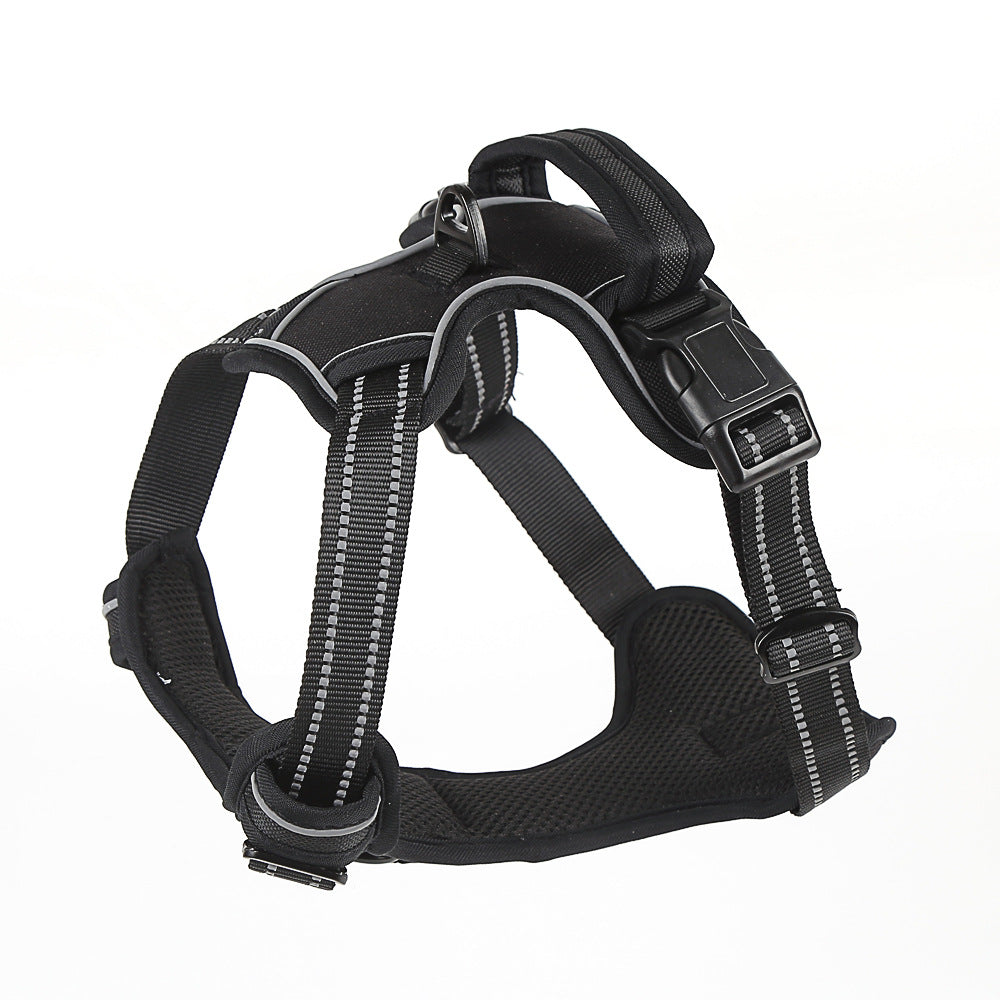 Breathable Reflective Dog Harness for Safer Night Walks