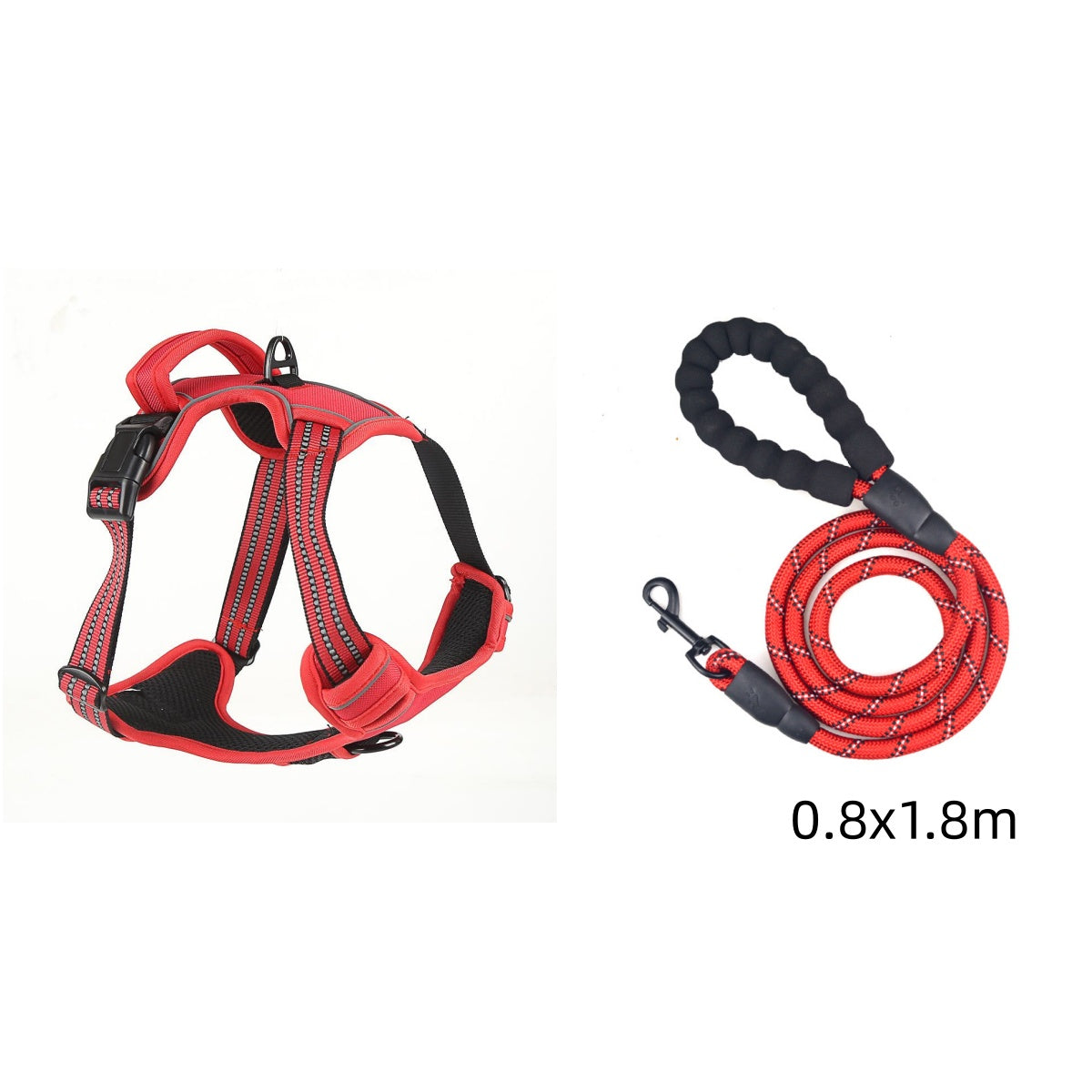 Breathable Reflective Dog Harness for Safer Night Walks