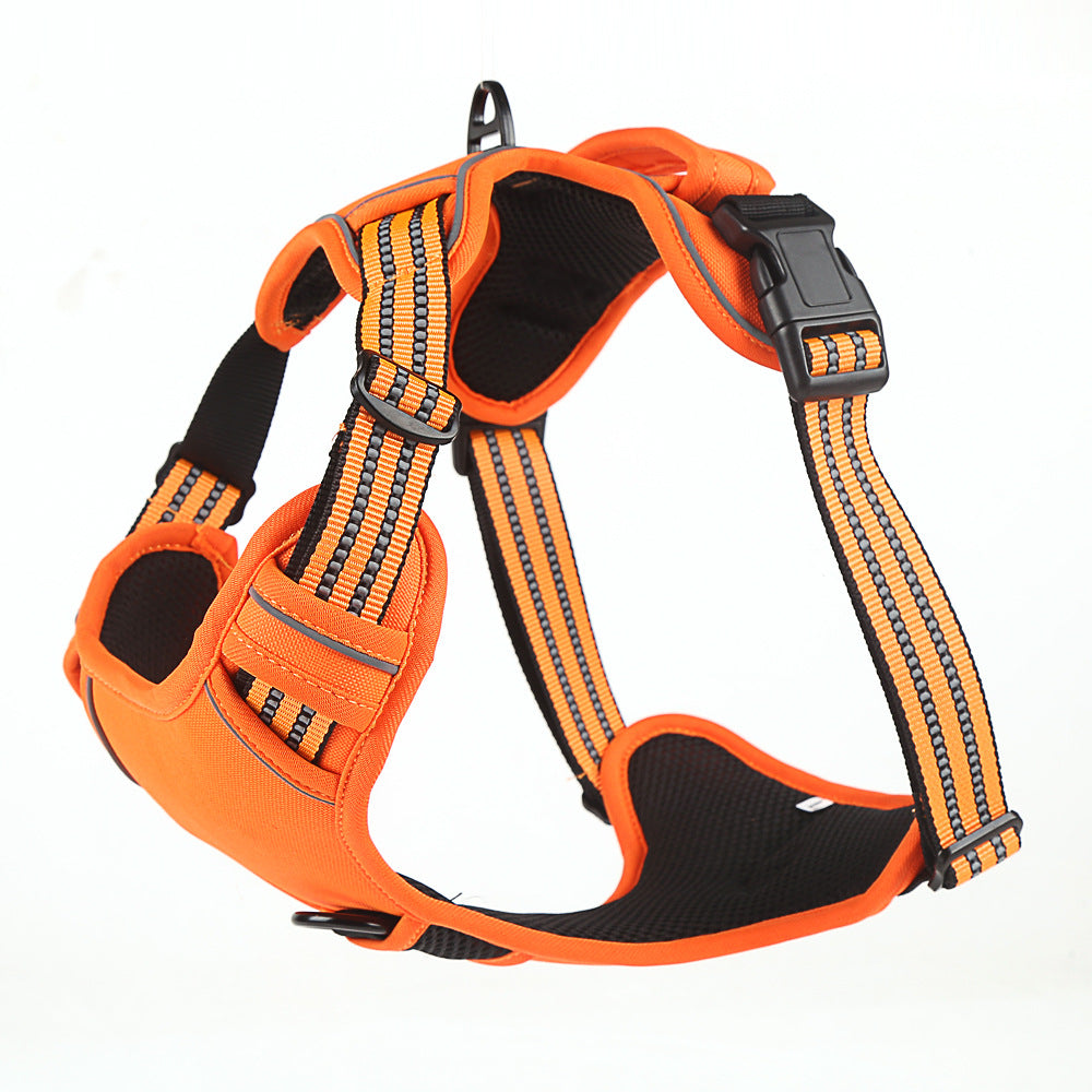 Breathable Reflective Dog Harness for Safer Night Walks