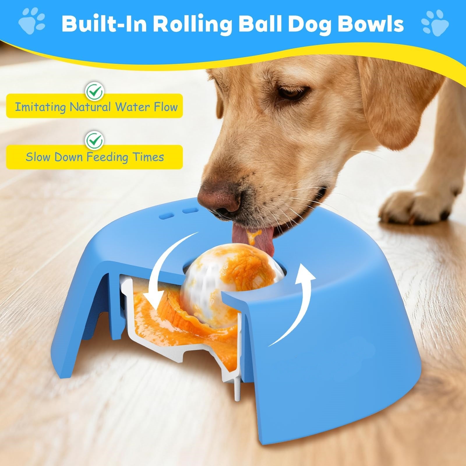Slow Feeder Licking Bowl – Fun, Anti-Choking Dog Treat Toy