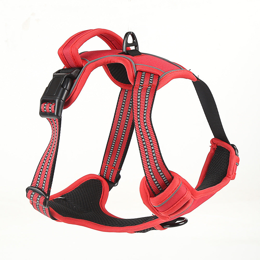 Breathable Reflective Dog Harness for Safer Night Walks