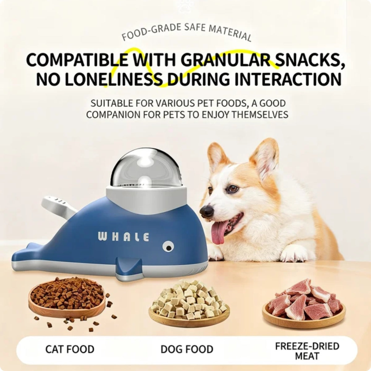 Interactive Food Dispenser Toy for Fun Mealtime Play