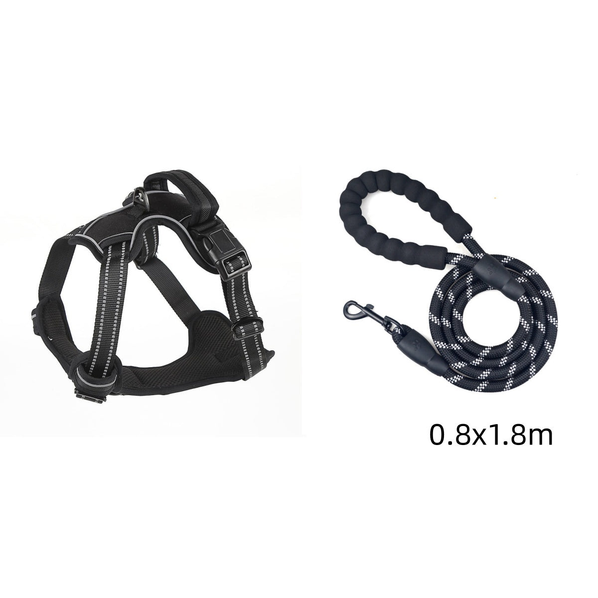 Breathable Reflective Dog Harness for Safer Night Walks