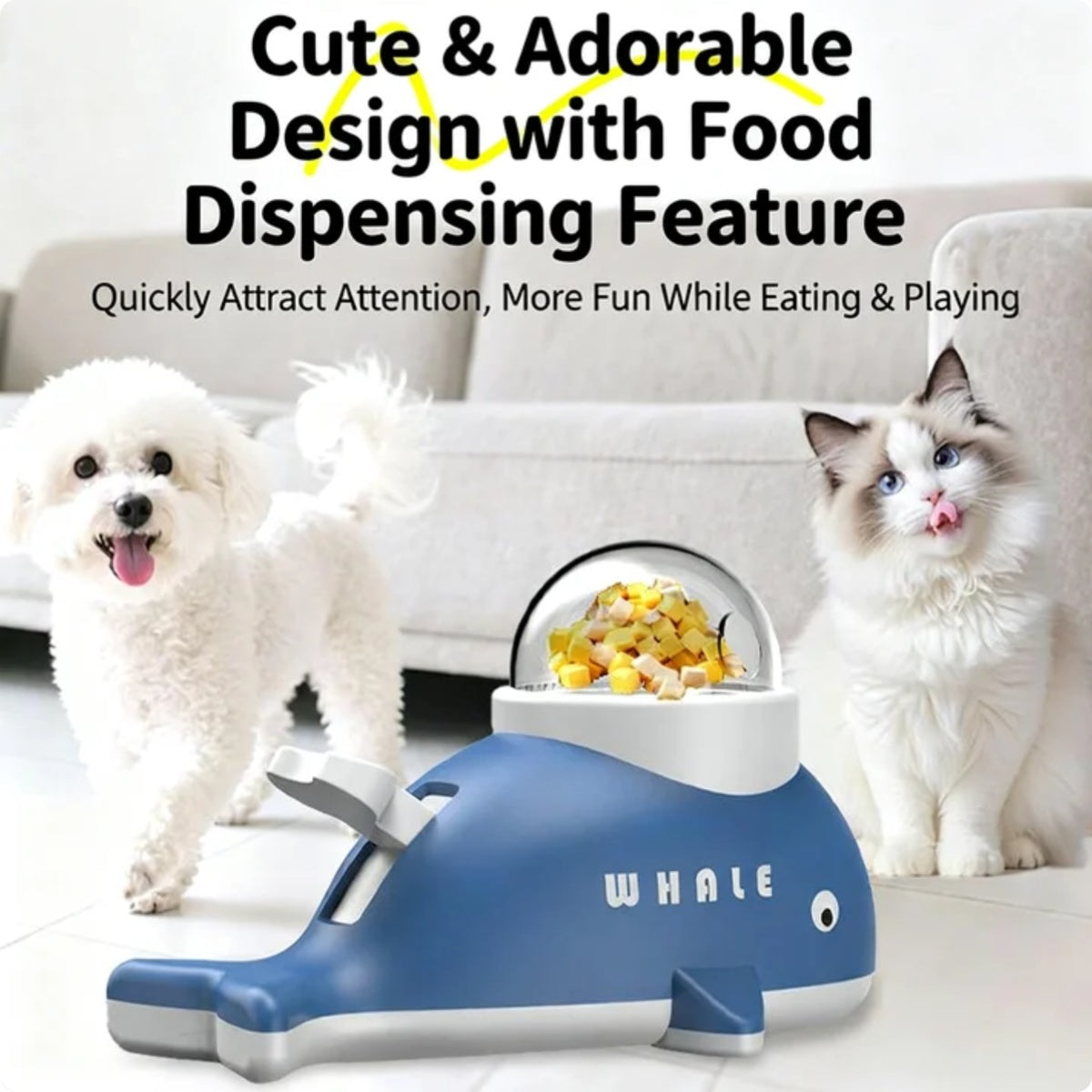 Interactive Food Dispenser Toy for Fun Mealtime Play